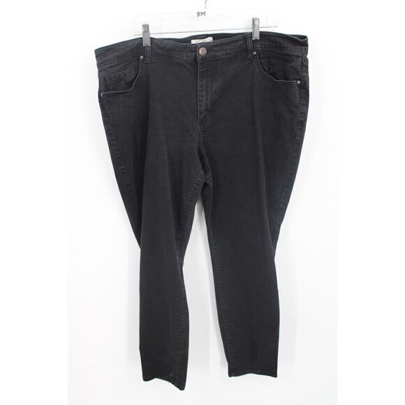 JESSICA SIMPSON BLACK DENIM ANKLE STRETCHY JEANS PLUS SIZE 22W - Picture 1 of 8